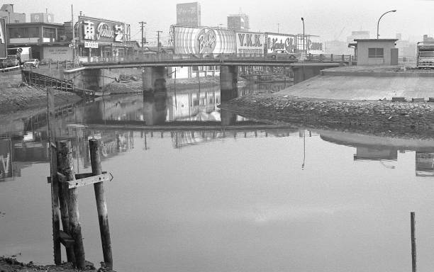 istock In the early morning Tama River Haneda 844773414
