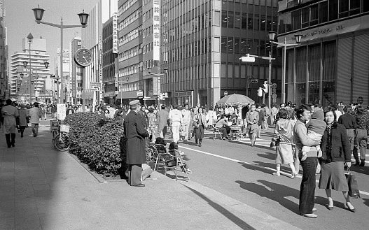 Ginza, pedestrian
