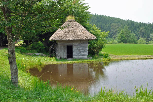 istock Water wheel kadono and Yamaguchi 844784952