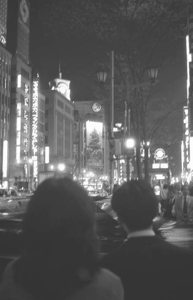 istock Ginza Sony building in Ginza-/ night 844786244
