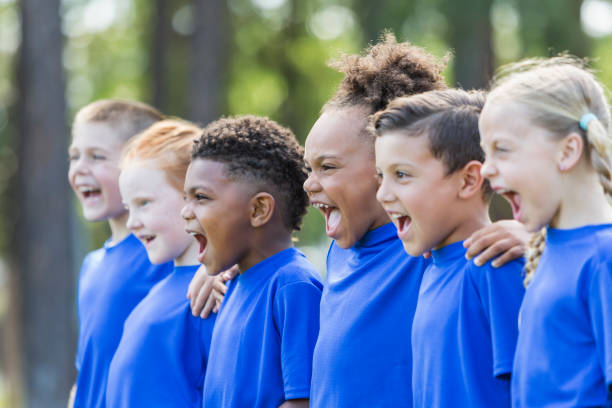 istock Multi-ethnic children at soccer camp 844795796