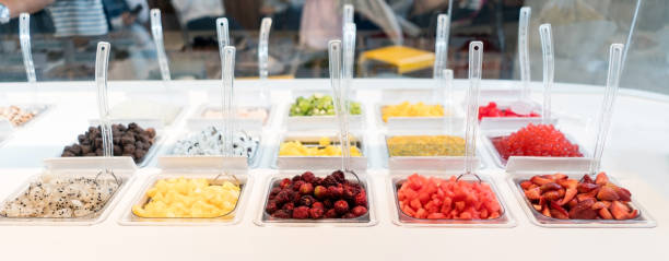 istock Close-up on the toppings at an ice cream parlor 844795926
