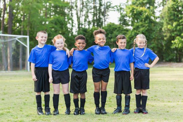 istock Multi-ethnic children on soccer team 844796068