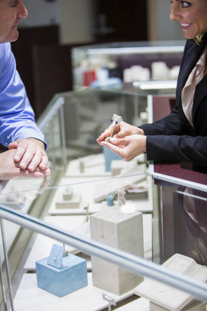 istock Man shopping for jewelry 844813918