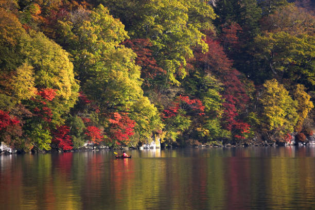 istock Senju in morning mist Beach and canoes 844816782