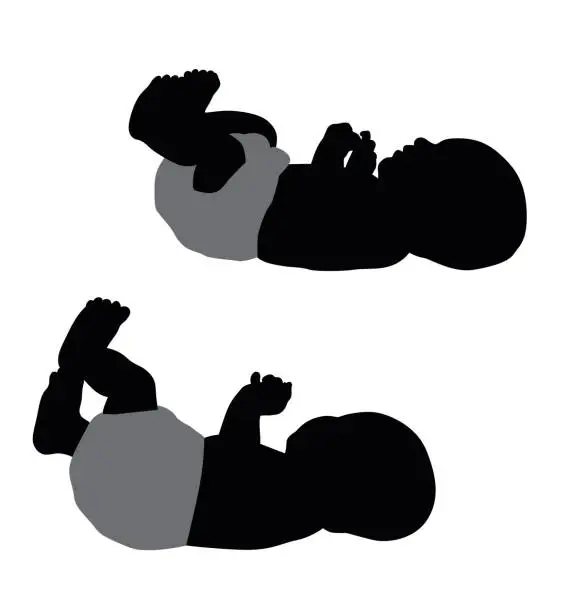 Vector illustration of Newborn Baby