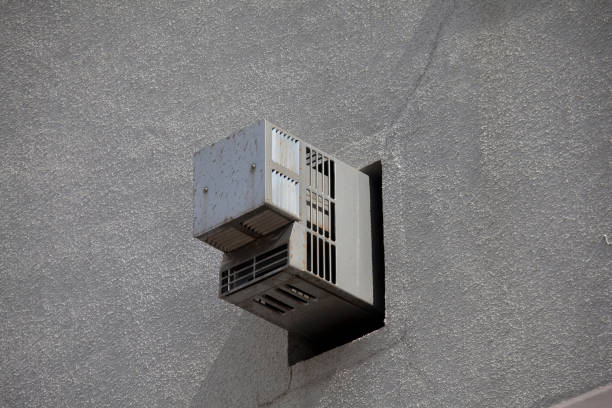istock Outside the wall of the bath heater 844852688