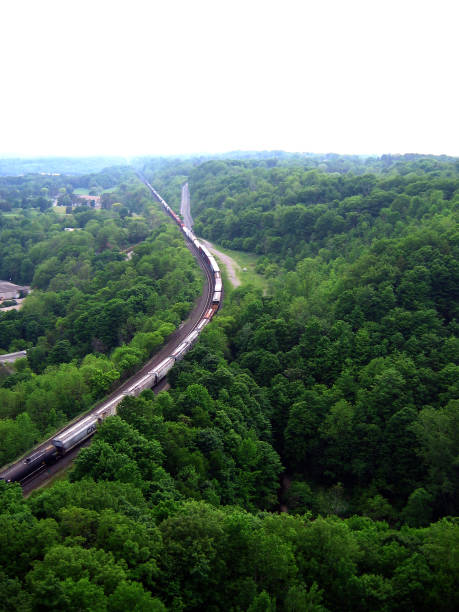 I'd heard about this hike and the views for some time but hadn't gone there until this day and, let me say, I was not disappointed at all. The view was absolutely beautiful and we were treated to a long cargo train making it's way through which made it that much more beautiful.