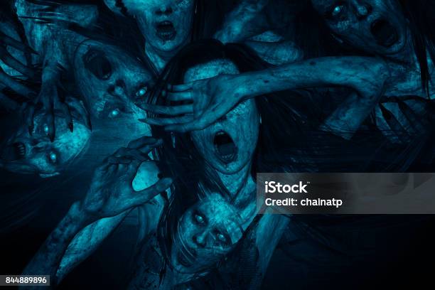 Ghost Stock Photo - Download Image Now - Screaming, Horror, Spooky - iStock