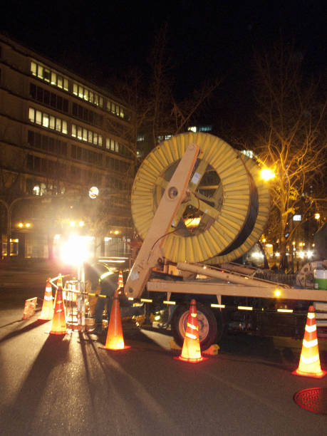 istock Underground laying of wires 844894420