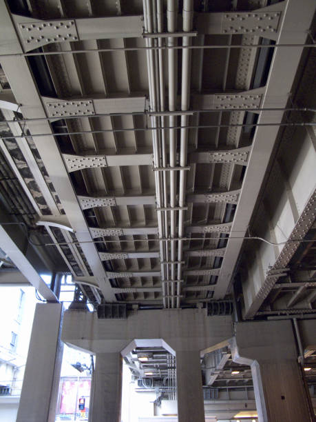 istock Steel frame under the guard of the train 844900628