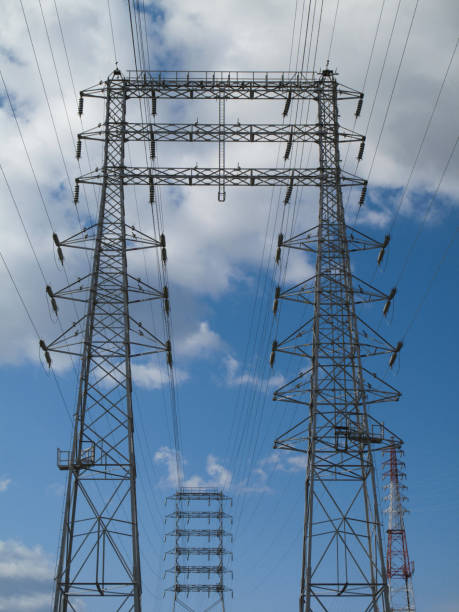 istock High-voltage wires and pylons 844904260