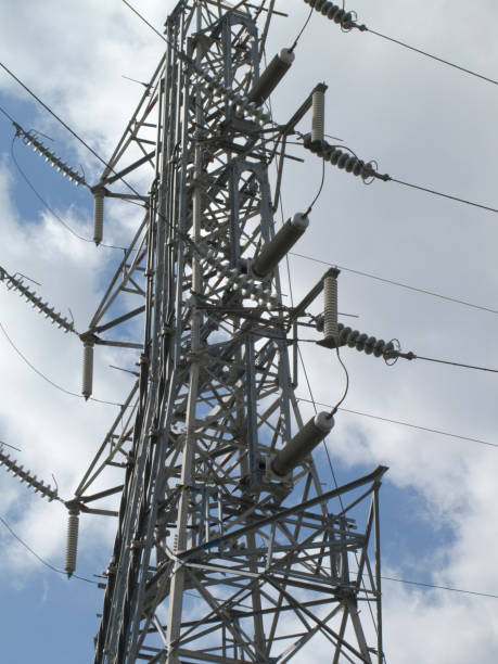 istock High-voltage wires and pylons 844904308