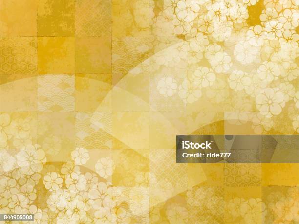 Japanese Pattern Background Stock Illustration - Download Image Now - Pattern, Japanese Culture, Multi Colored