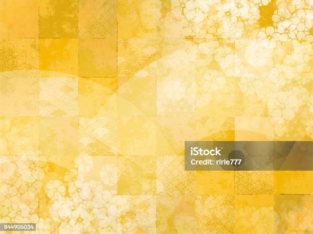 Japanese Pattern Background Stock Illustration - Download Image Now - Japanese Culture, Pattern, Multi Colored