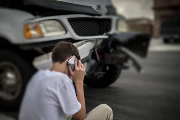 Car Accident A stock photo of a Car Accident. Perfect for designs of articles about car accidents, car insurance or personal injury. car insurance photos stock pictures, royalty-free photos & images