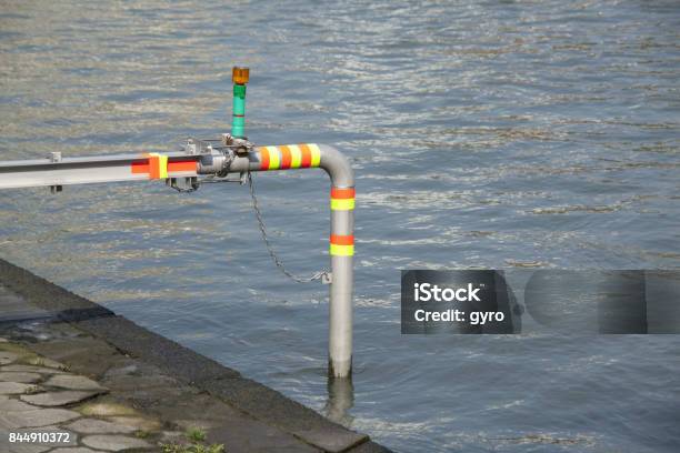 River Intake Pipe Stock Photo - Download Image Now - Horizontal, Japan, No People