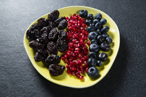 istock Various fruits in plate 844916360
