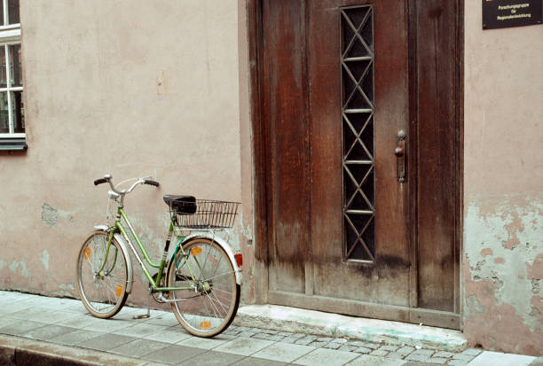 istock The door and bike 844946722