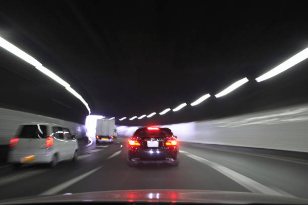 istock Car-mounted camera road running scene 844952720