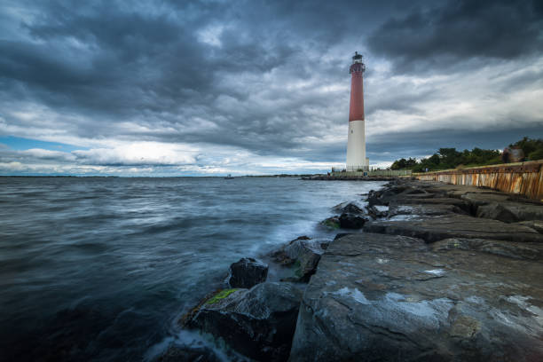 istock Barnegat Lighthouse, New Jersey seen from the beach 844968002