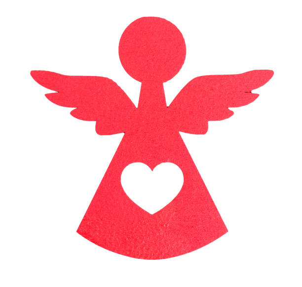 istock Christmas decorations of red Angels 844995900