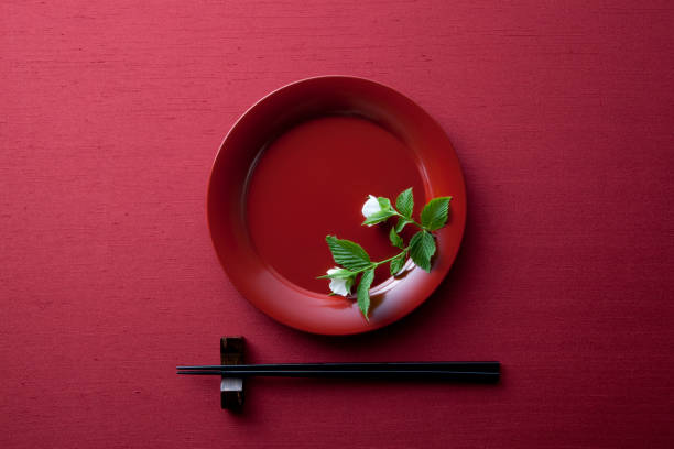 instrumentos japoneses - chopsticks rest kitchen utensil dishware horizontal fotografías e imágenes de stock