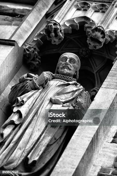 St Johns College Cambridge Stock Photo - Download Image Now - Architecture, Arts Culture and Entertainment, Black And White