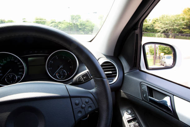 istock Driver's seat of the car 845021190