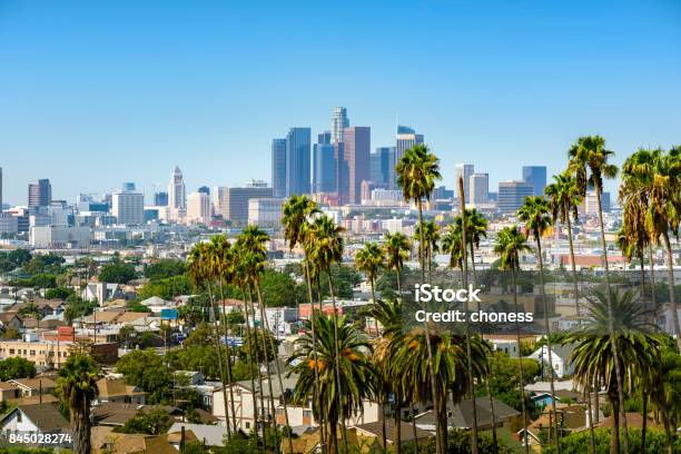 Los Angeles Downtown Stock Photo - Download Image Now - City Of Los Angeles, Los Angeles County, Downtown District