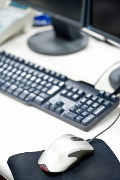 istock Your computer's monitor and keyboard 845031044
