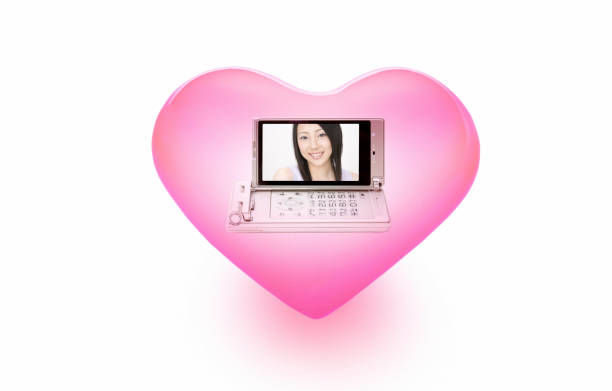 istock Women smile reflected on the mobile screen 845042546