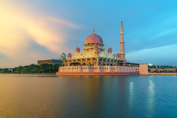 istock Putra mosque during sunset sky, Putrajaya, Malaysia., 845052676
