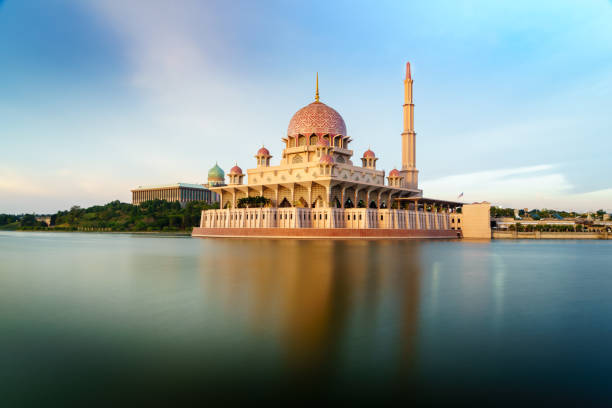 istock Putra mosque during sunset sky, Putrajaya, Malaysia., 845052834