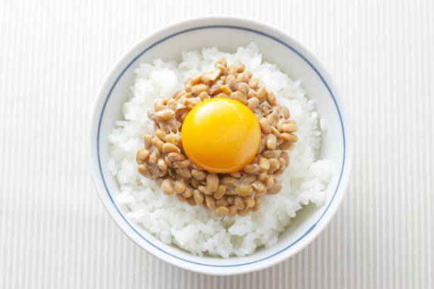 Natto rice Natto rice natto stock pictures, royalty-free photos & images