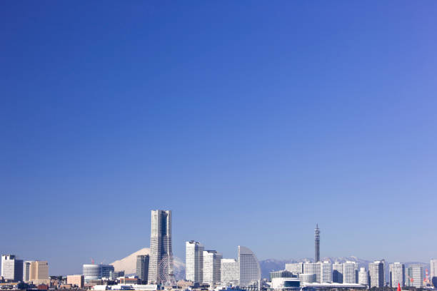 istock Minato Mirai 21 buildings and Mt Fuji 845064848