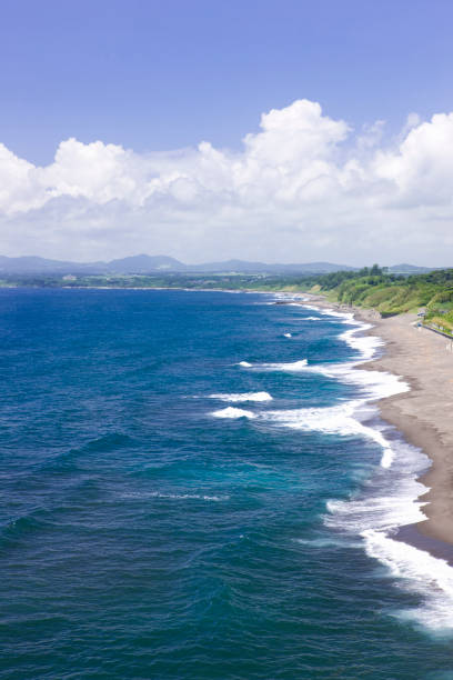 istock Coastline and clouds of summer 845070052
