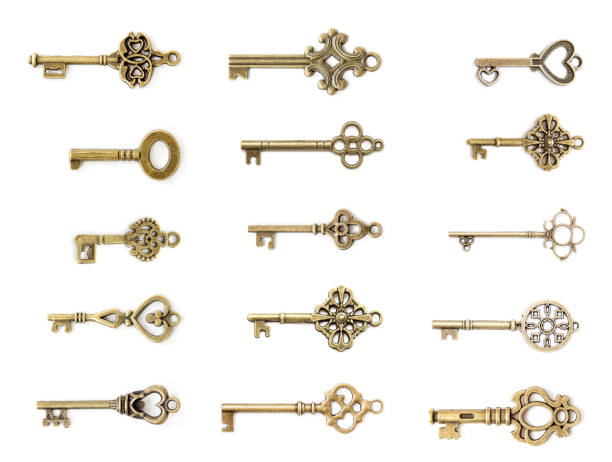istock Set of vintage keys 845126026