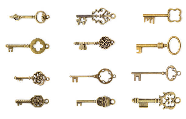 istock Set of vintage keys 845126054