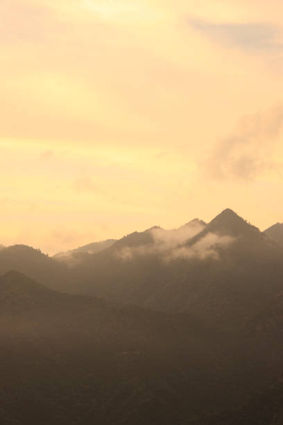 istock Mountains shrouded in fog 845129684