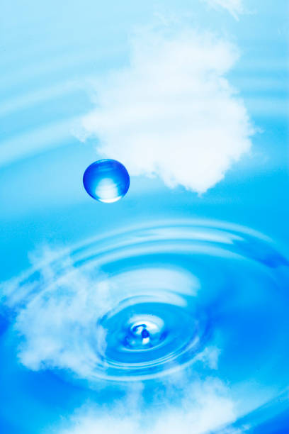 istock Drops of water and blue sky 845130256