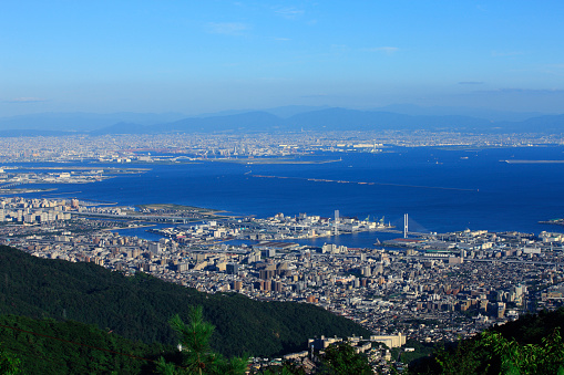 The view from the top of Mt. Rokko