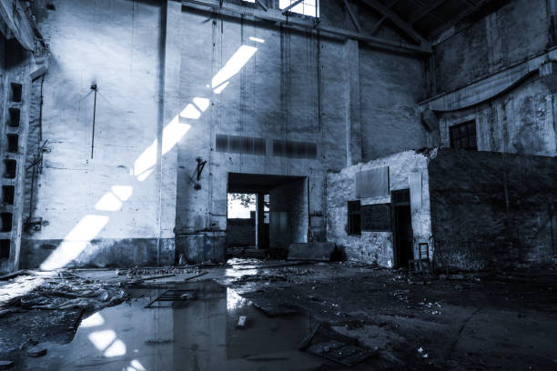 istock old factory buildings destroyed 845137946