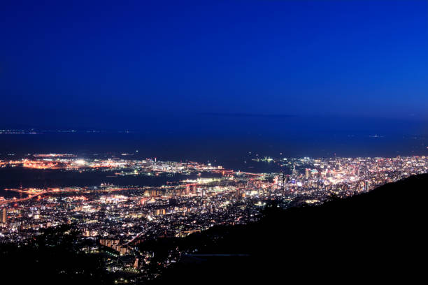 istock Night view from the top of Mt. Rokko 845138032