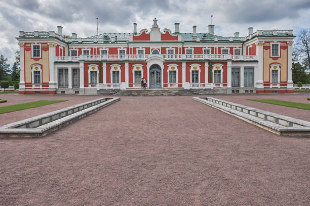 Kadriorg Palace in Tallinn, Estonia. Baroque palace built for Peter the Great in 1718 now houses the Art Museum of Estonia's foreign collection.
