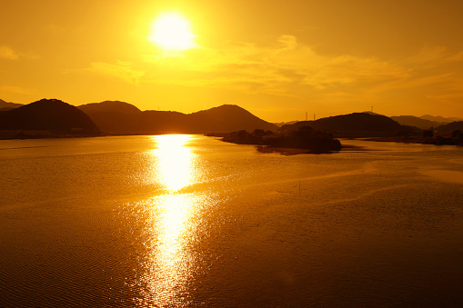 Shimanto River sunset