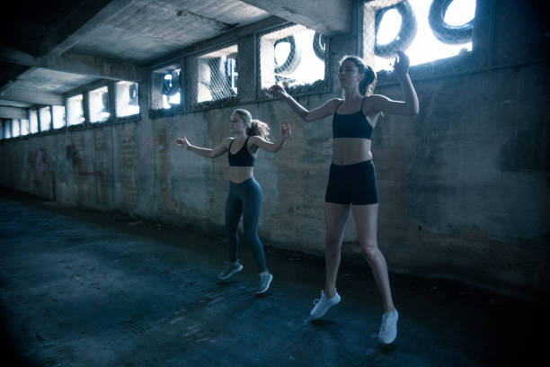 istock Staying fit with friends 845160090