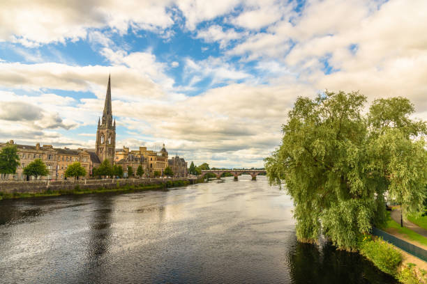 Perth cityscape stock photo
