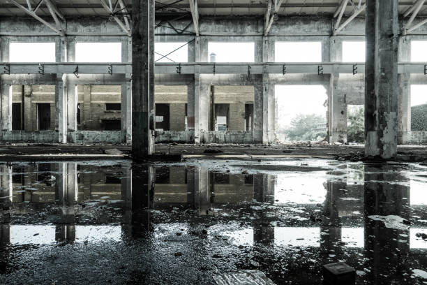 istock old factory buildings destroyed 845176226