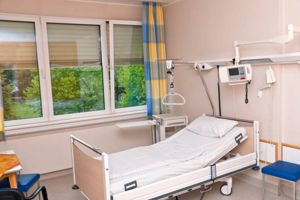istock Sick bed in a hospital room 845179518